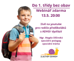 Do 1. třídy bez obav - webinář zdarma
