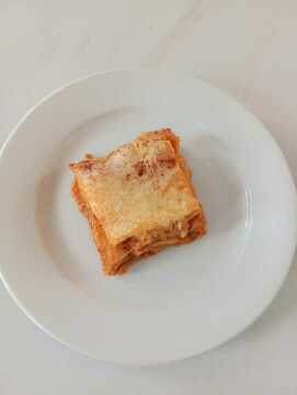 Lasagne s vepřovým masem